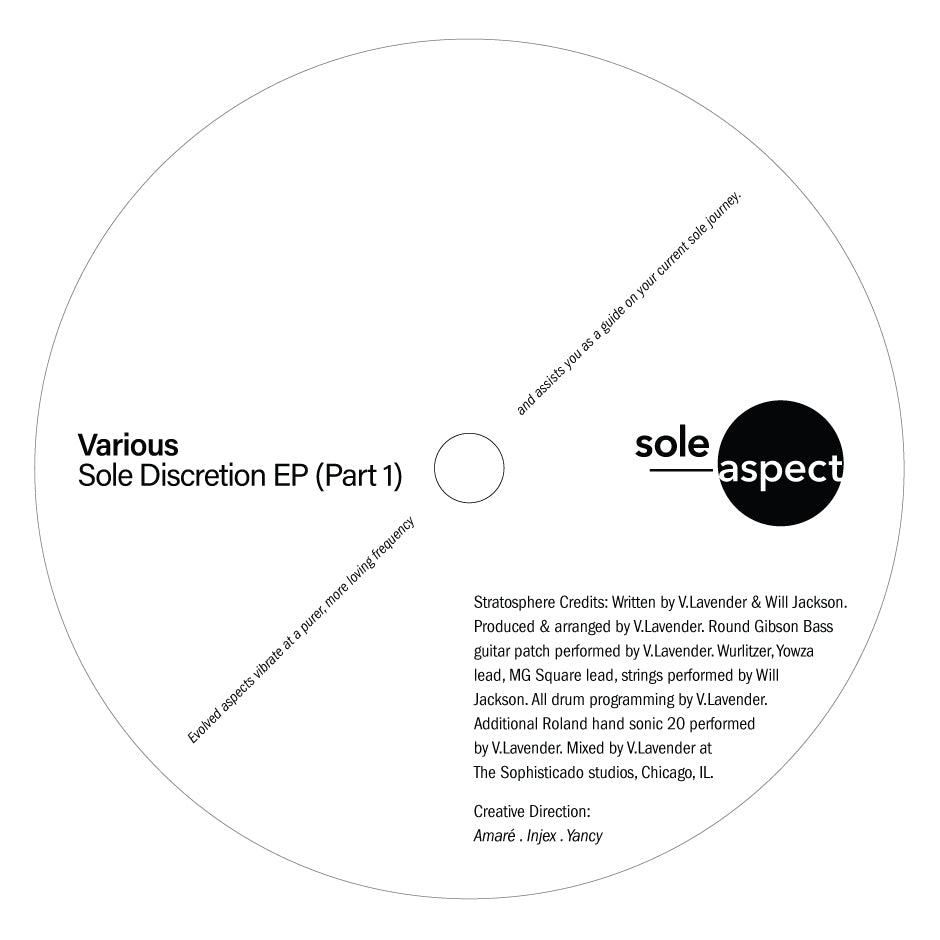 SA005: VARIOUS - SOLE DISCRECTION EP (PART 1) 12"