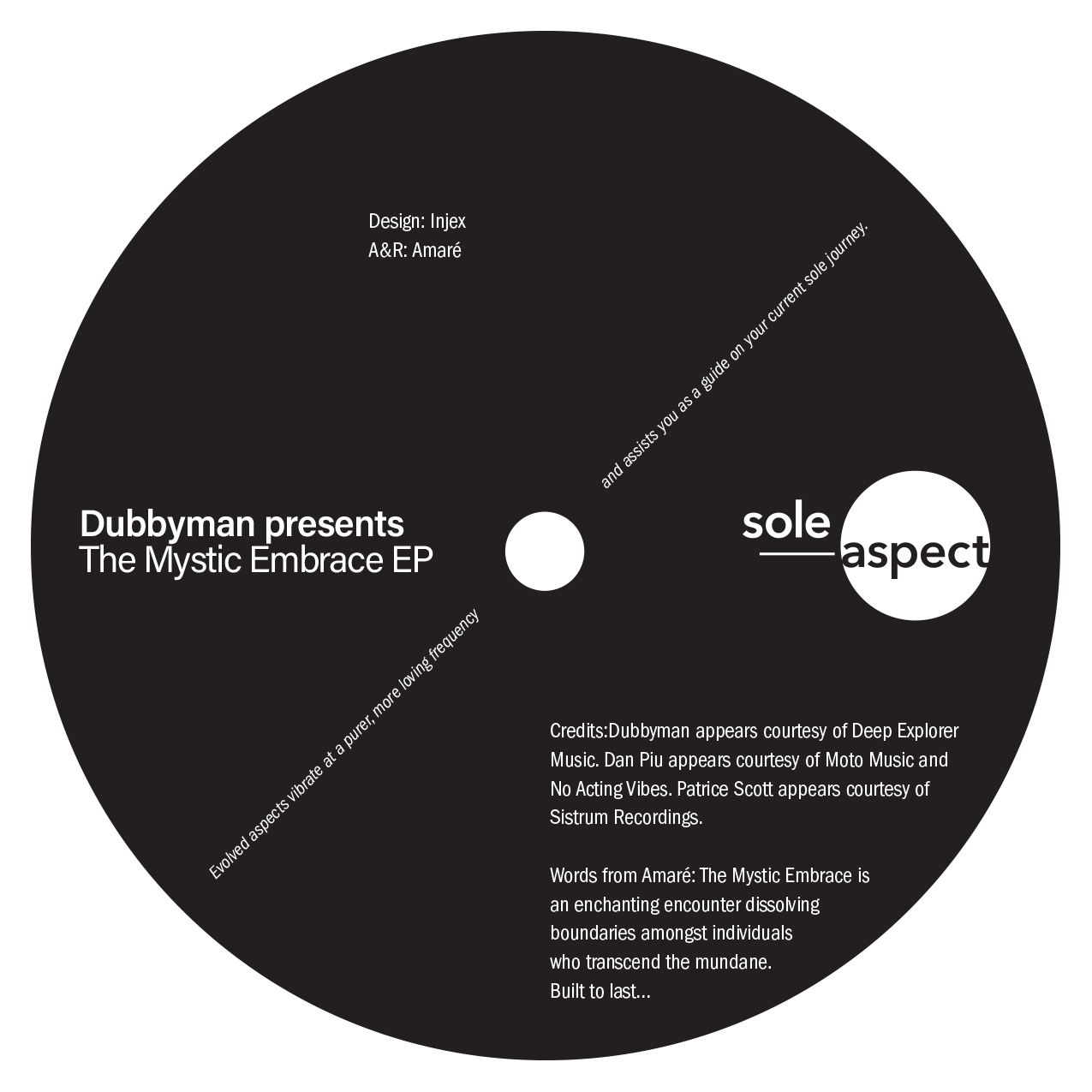SA007: DUBBYMAN PRESENTS THE MYSTIC EMBRACE EP 12"